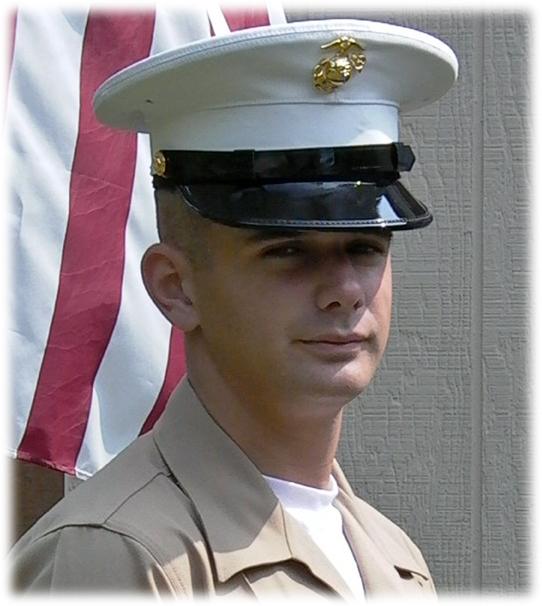 SGT Morgan Strader in June, 2004